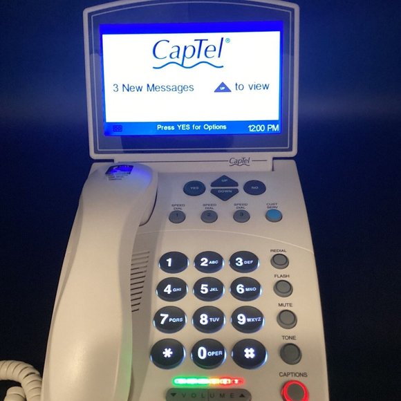 Ultratec CapTel 840 Telephone Real-Time Closed Captioned Hearing Impaired - Picture 3 of 16